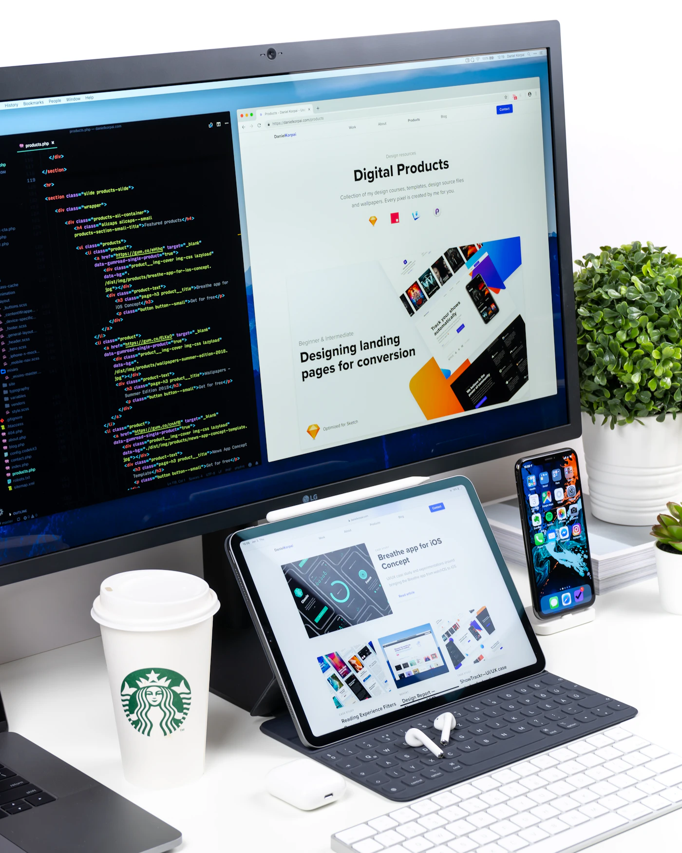 Technische Wartung einer Website mit Update-Übersicht
